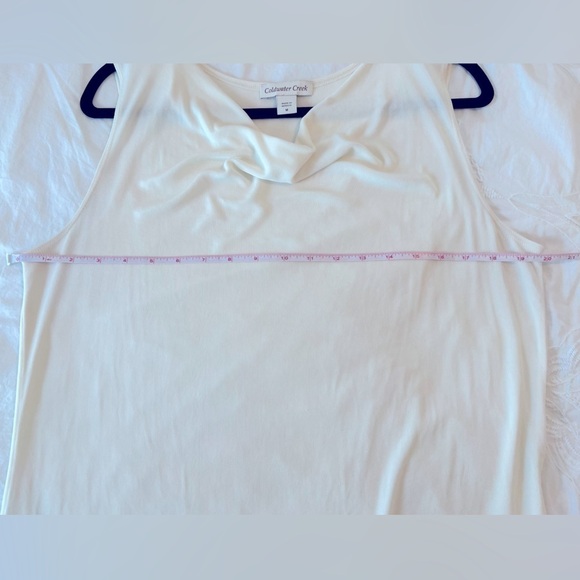 Coldwater Creek Cowl Neck Tank Top Size M - Picture 5 of 7